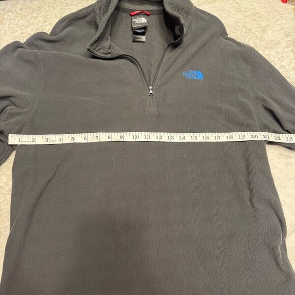 The North Face Men’s Long Sleeve Half Zip Pullover Gray Size XL - Picture 8 of 8